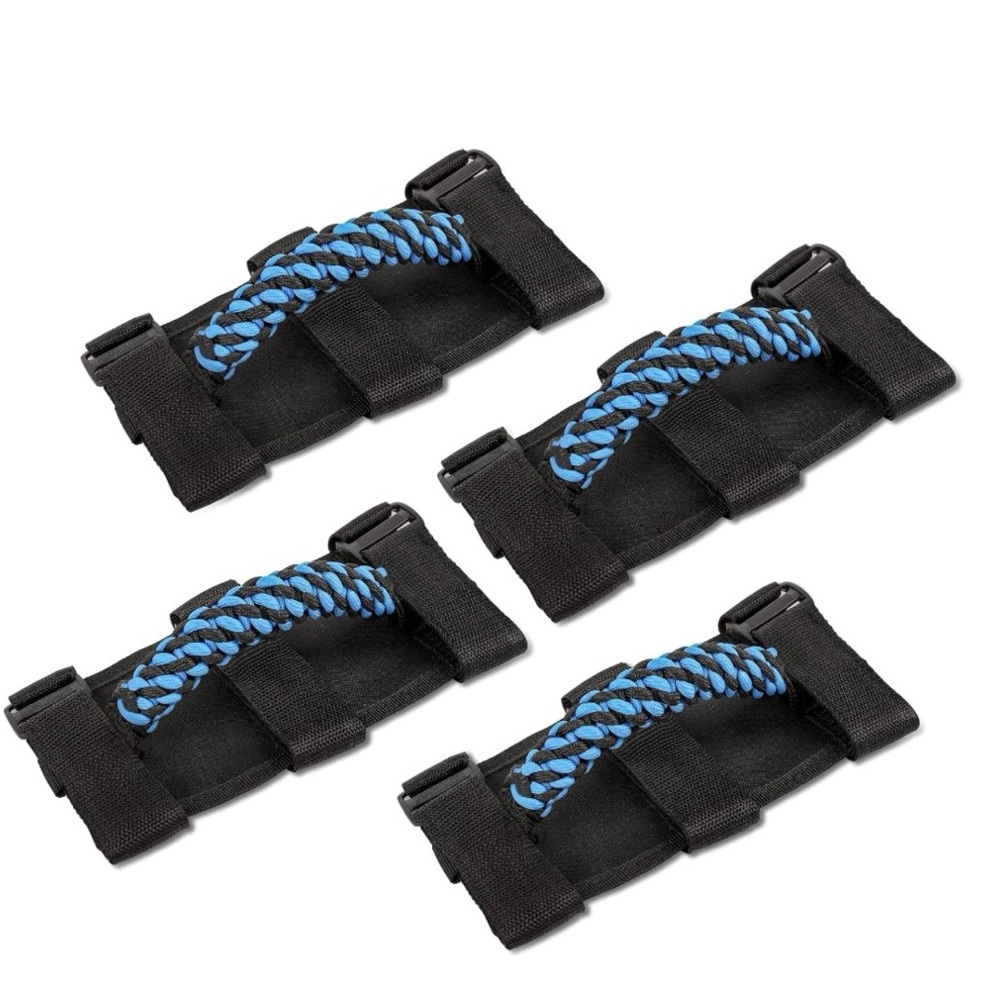 Savadicar 4 x Roll Bar Grab Handles, For Jeep Wrangler 1955-2023